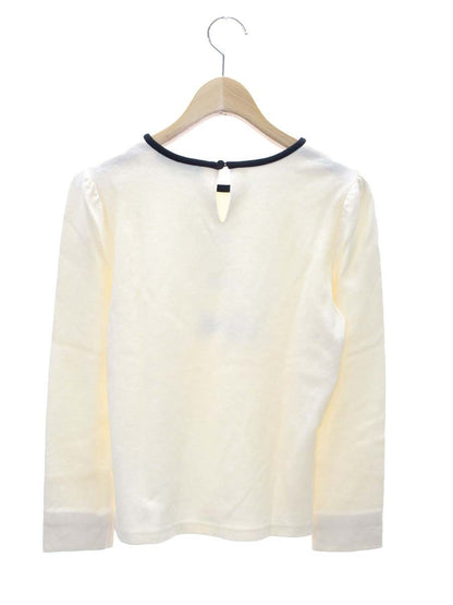 エムズグレイシー 115603 トップス 38 アイボリー アニマルロゴ ITZP6B3ON2WU