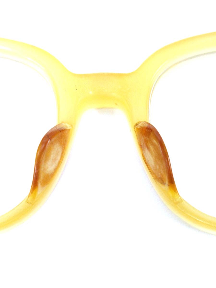 白山眼鏡店 メガネ イエロー 眼鏡 ITOR0OC0DEG4