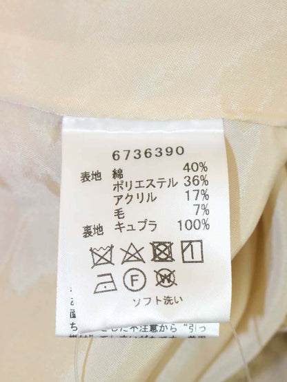 ルネ 6736390 ワンピース 34 ベージュ ツイード リボン ITZS4G4R03I8
