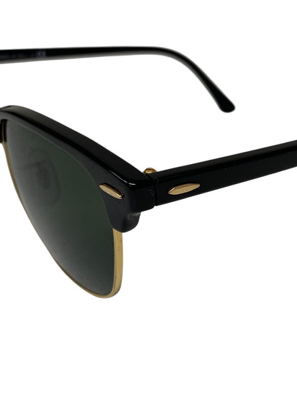 レイバン クラブマスター RB3016 サングラス ブラック コンビ ウェリントンフレーム IT1ELHCZ2MR6