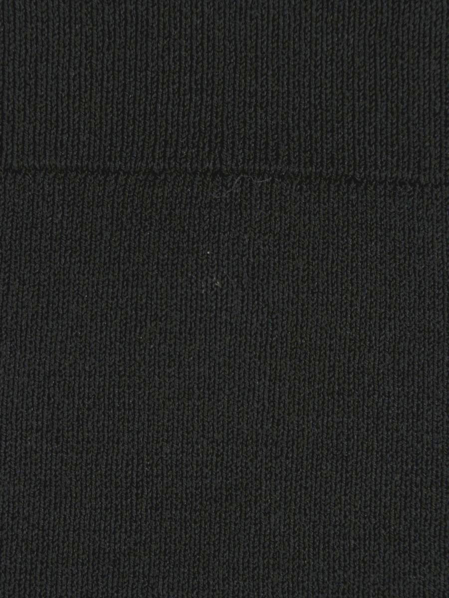 スーパービューティー ワンピース 38 ブラック ニット 袖レース リボン ITRLHB7FPU74