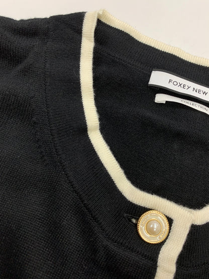 フォクシーニューヨーク collection 41256 カーディガン 40 ブラック ニット ITH9NPDC23Y8