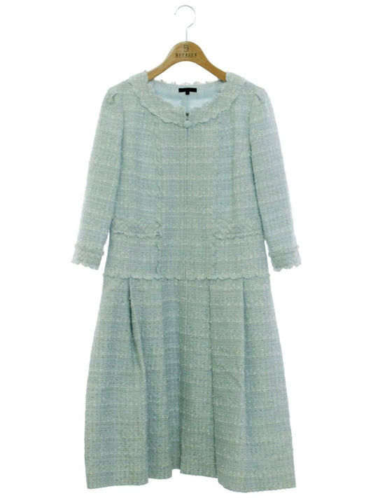 トゥービーシック W5J01-503-20 ワンピース 42 ブルー ツイード ITMESG2FAI6A