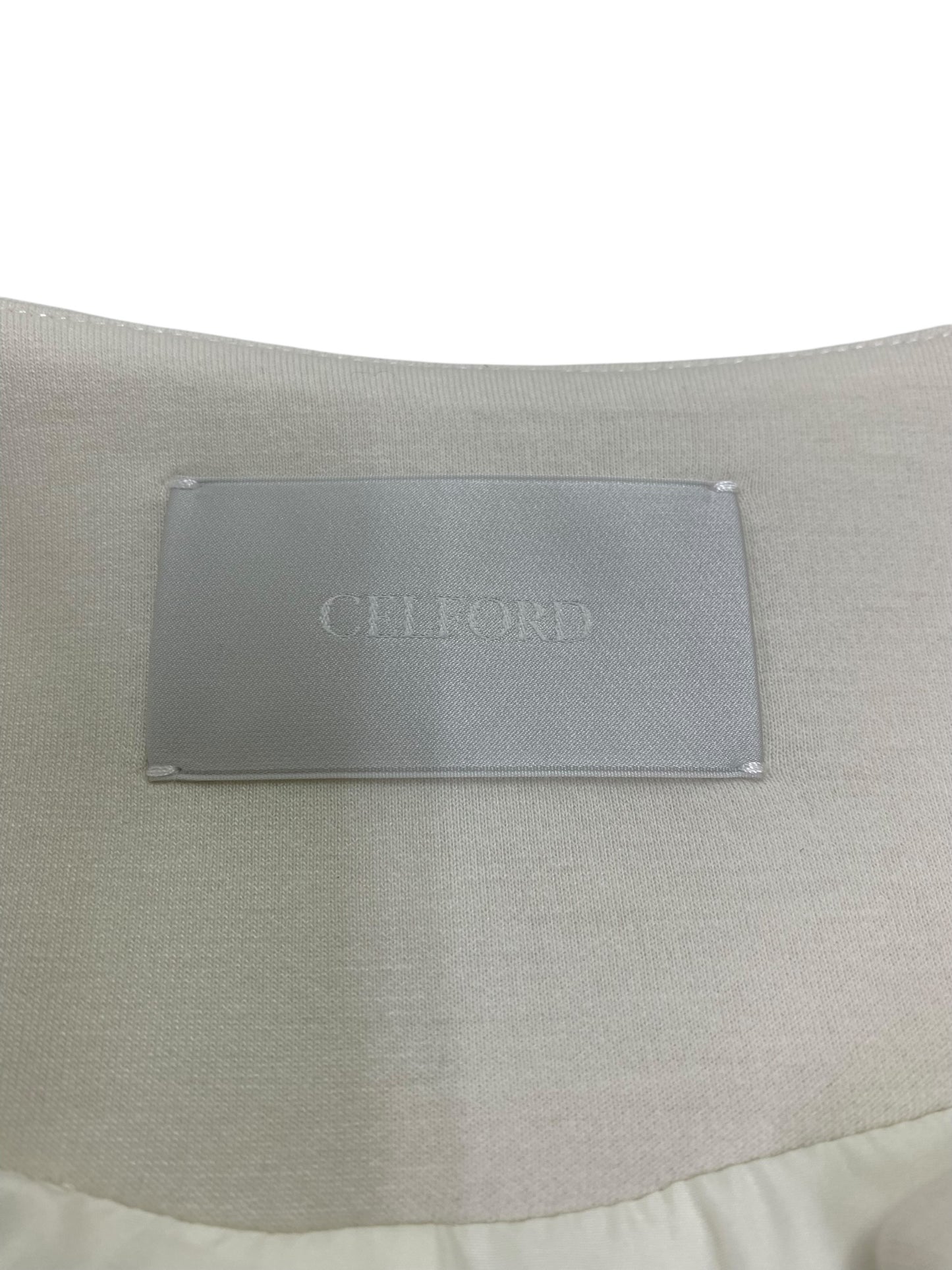 セルフォード 裾ファーブルゾン CWFJ244031 38 ホワイト 24AW ITQUOMUQ5XG2