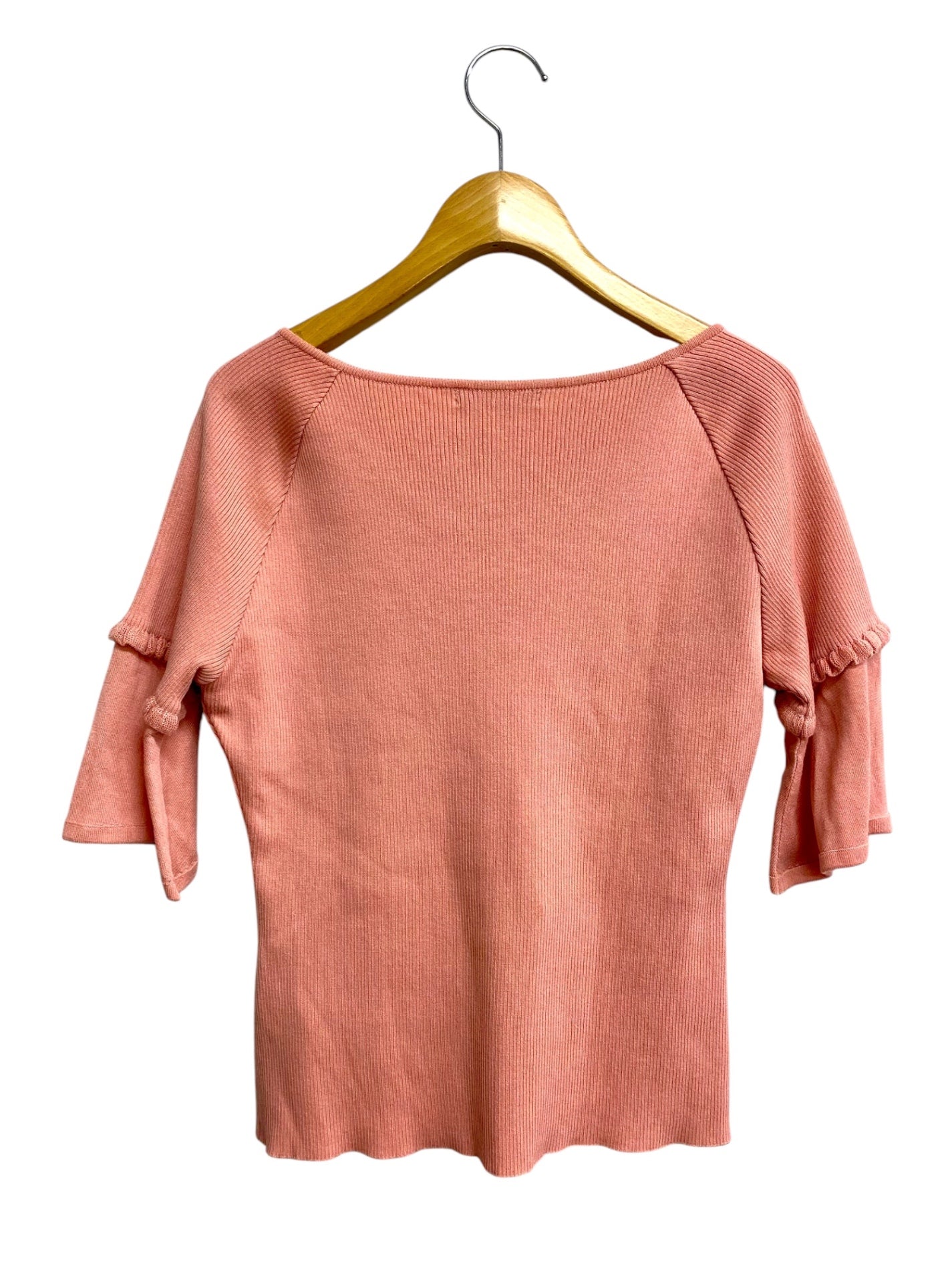 ルネ basic 5822060 ニット 38 ピンク Vネック ITESOXJLDLPE 【SALE】