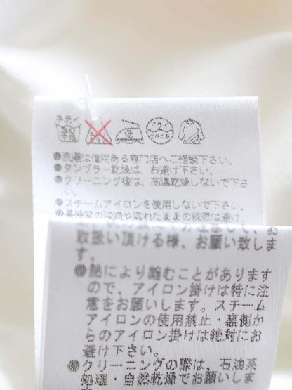 フォクシーニューヨーク イリプスフレアー 36424 スカート 40 ホワイト IT3JEI3CLWUM