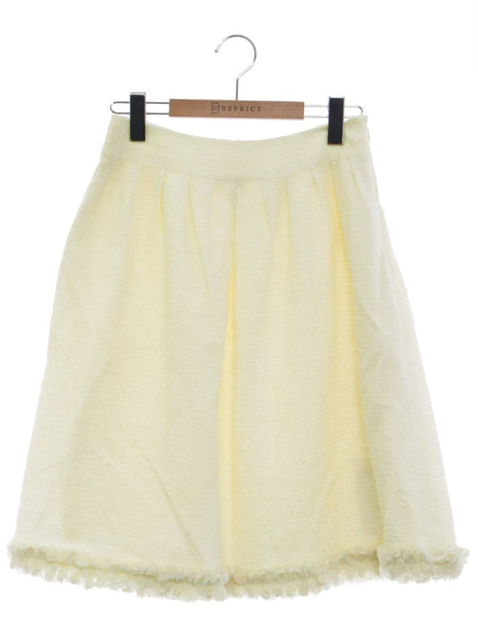 コトゥー VFC74-770-01 スカート 38 アイボリー ツイード調 ITU2T00RU4MY