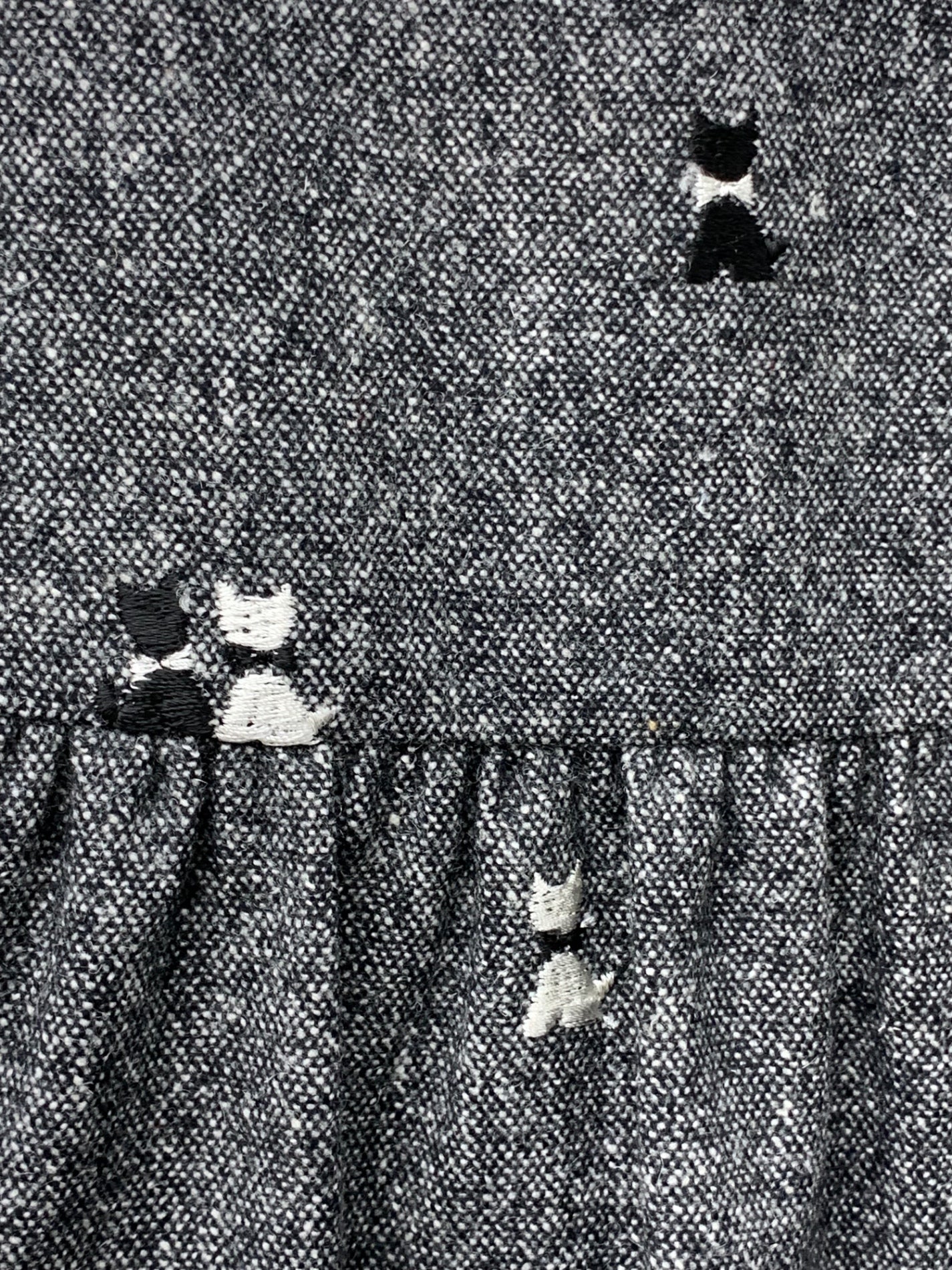 エムズグレイシー 627561 36 グレー キャットモチーフ スカート | 中古