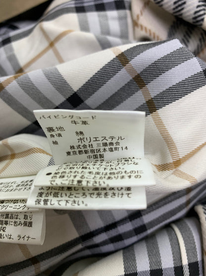 バーバリーブルーレーベル FNF17-534-40 トレンチコート 38 ベージュ ファー付き ITP0YKBRJB34