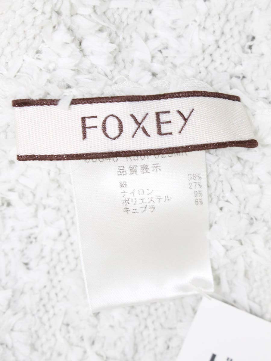 フォクシーブティック Pale Gray Tweed 35348 ジャケット 38 グレー ITWA8F4MOKXS