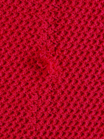 トゥービーシック W5S13-842-17 スカート 40 レッド ニット フレア ITG9VBVRR7O6