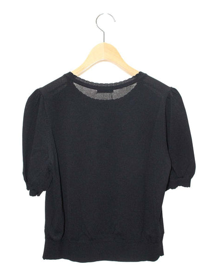 トゥービーシック W5N13  セーター 42 ブラック 花 刺繍 ITGBRUXFWXUW