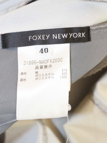 フォクシーニューヨーク レディフレア 31895 ワンピース 40 グレー ITOAE44LJ4IH