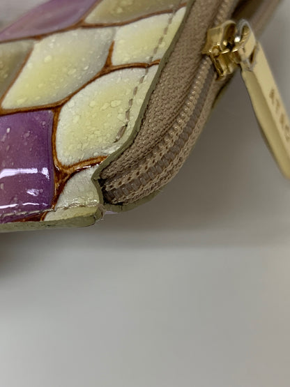 アタオ slimo ヴィトロ 財布 ベージュ 大聖堂のステンドグラスがイメージのレザー IT7QBJUTM4T8