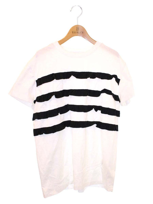 ボーダーズアットバルコニー サブリナ フリルTシャツ  BD2021-2C-31 38 ホワイト IT1URFPR3YYR