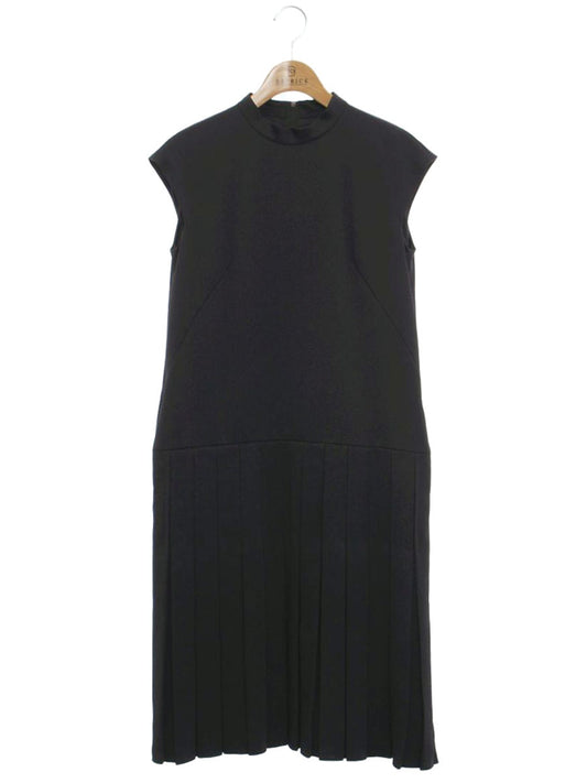 フォクシーニューヨーク collection Pintuck Pleated Dress 36188 ワンピース 38 ネイビー ITOO38V4XSUW