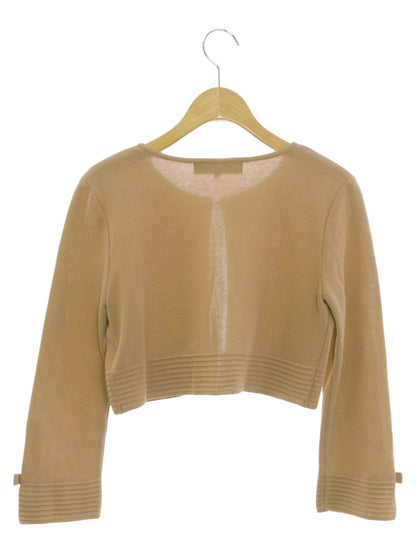 エムズグレイシー 428505 ボレロ 38 ブラウン カーディガン 袖リボン ITT885CZJAGK