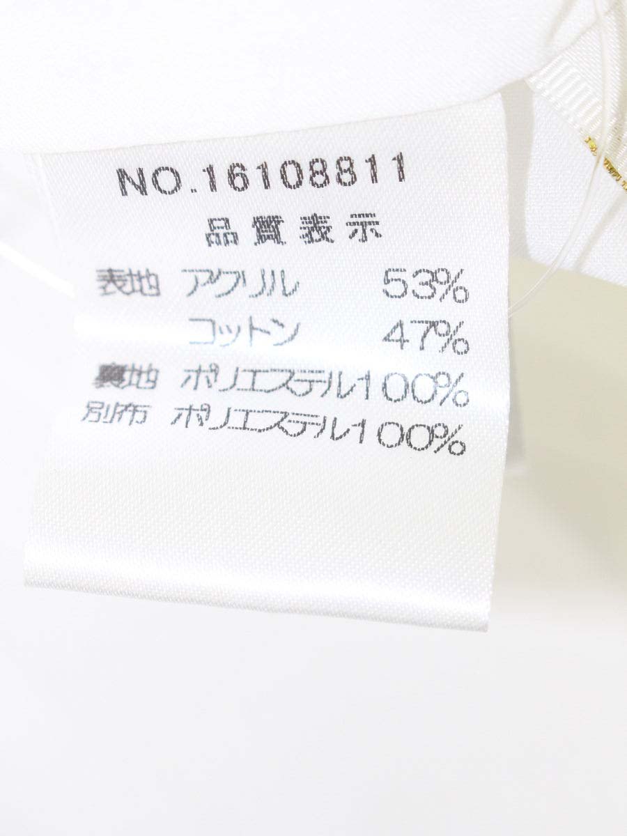 ハロッズ 16108811 ワンピース 2 ホワイト コットン混 フレア ITBVQK4N8M20