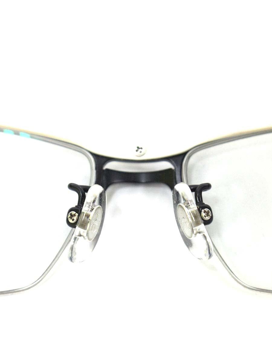 サムライ翔 仁 STYLE No.24 SS-J24 メガネ ホワイト/ブラウン ハーフリム スクエア ITGHUIVCQTM0