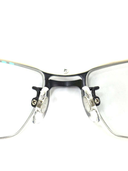 サムライ翔 仁 STYLE No.24 SS-J24 メガネ ホワイト/ブラウン ハーフリム スクエア ITGHUIVCQTM0