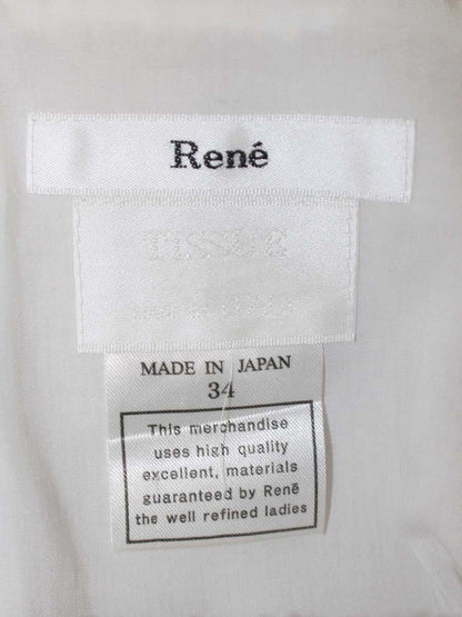 ルネ 6626620 ワンピース 34 ベージュ TISSUE IT87SAQ7A8NK