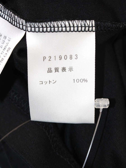 スタジオピッコーネ P219083 ロングTシャツ 40 ブラック アルビチオ 刺繍 ハイネック ITN4XQYFC33A