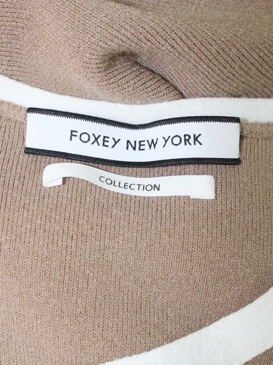 フォクシーニューヨーク collection Knit Dress 39015 ワンピース 40 ブラウン ITP6SE3TTT0E
