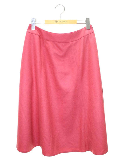 エムズグレイシー 217623 スカート 40 ピンク フレア ウール ITZUC9ETVUPU 【SALE】