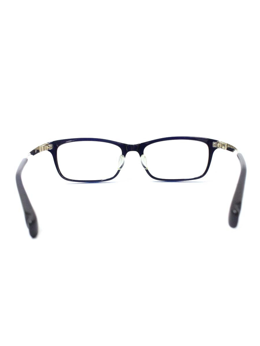 フォーナインズ APM-03 メガネ ブルー コンビフレーム フルリム スクエア ITGOJS9WBURG