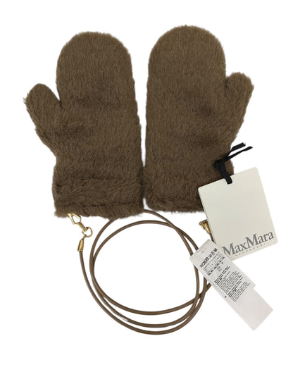 マックスマーラ テディベア ミトン ML 456607136 00 01 ML 6846 1 手袋 ブラウン IT05U4T5BFXO