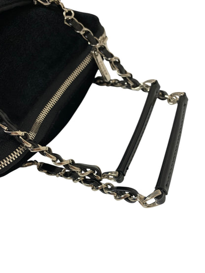 フォクシーブティック マカロンバッグ ブラック ベロア チェーン IT2QN91IWPH8