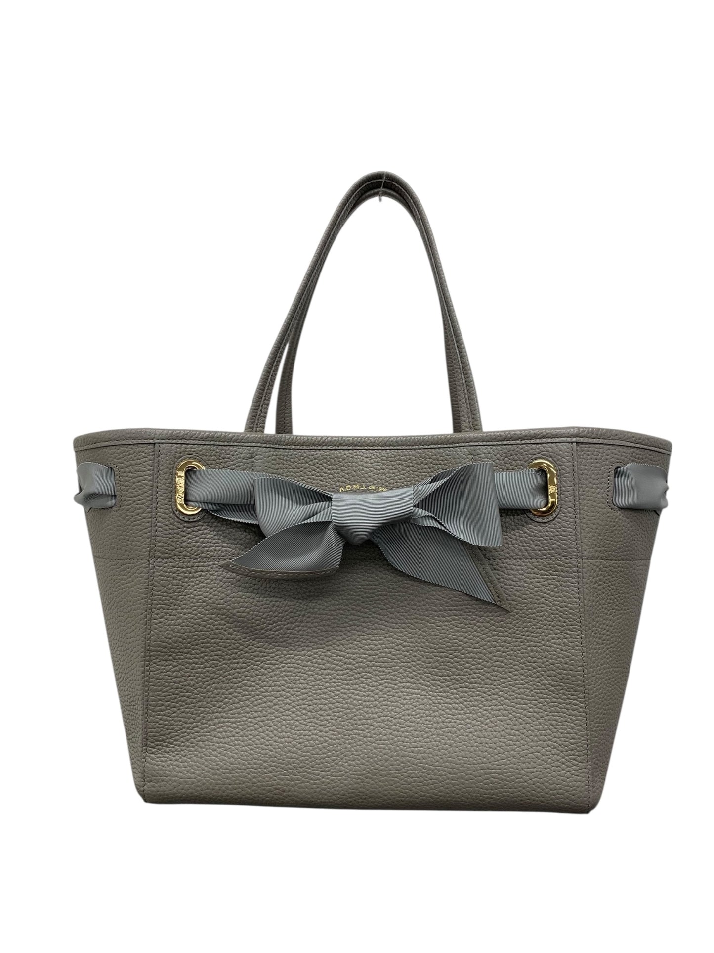 エーディーエムジェイ トートバッグ グレージュ レザー ITA54IQ547QG