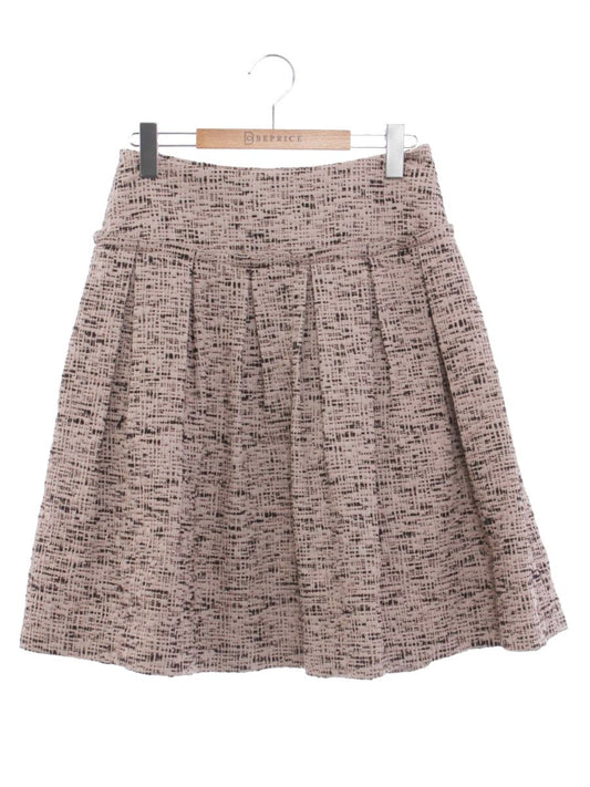 トゥービーシック W5S55-824-12 スカート 40 ピンク 総柄 フレアー ITT5TKYK329E 【SALE】