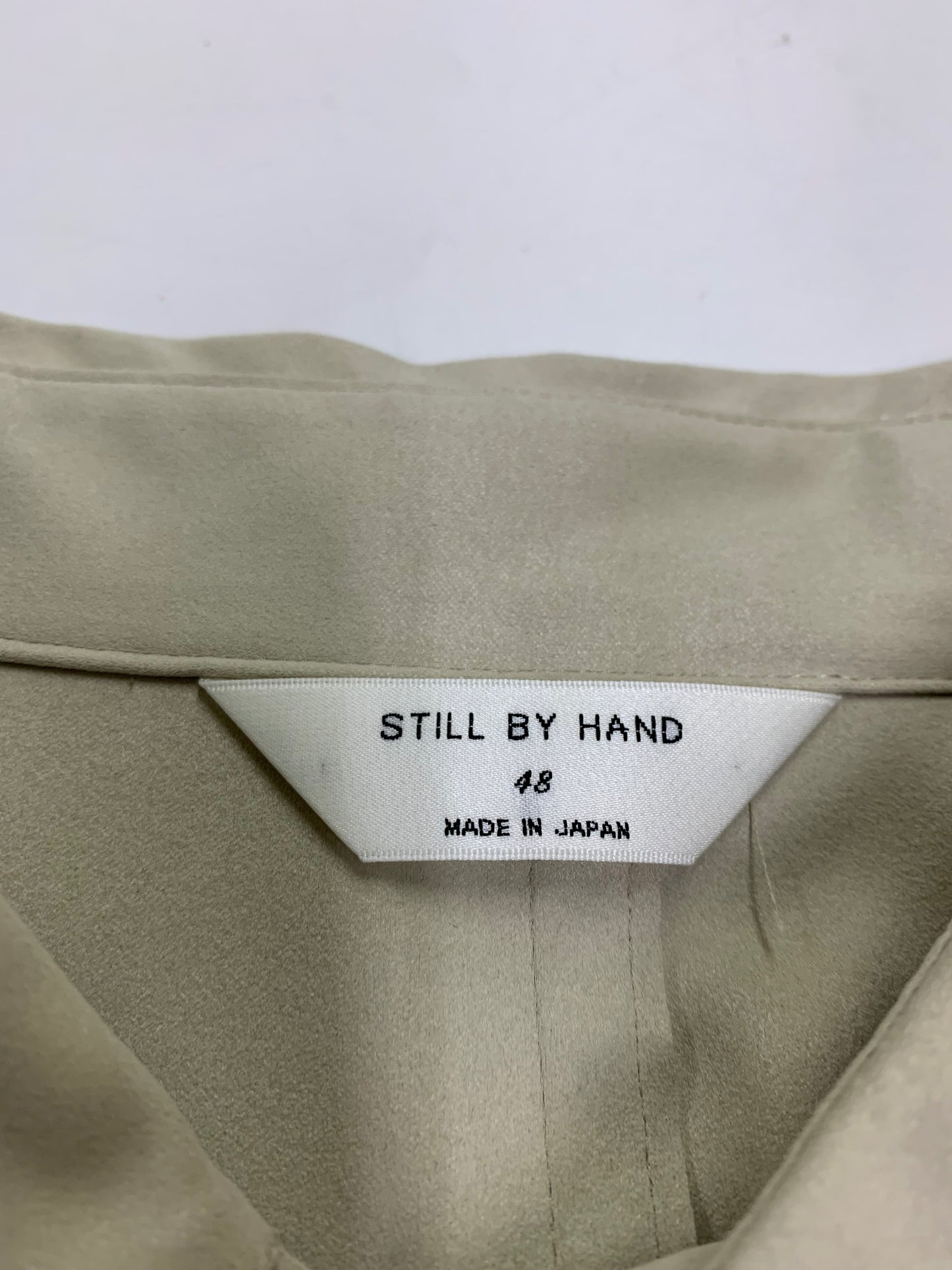 スティル バイ ハンド Synthetic leather over shirt / フェイクスウェードスキッパーシャツブルゾン BL06243 48 ベージュ ITMYFT9E7W24