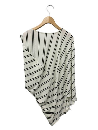 イッセイミヤケ STRIPE DRAPE JERSEY TOP IM33JK214 トップス 2 ホワイト ITUYNRT2OIR8 【SALE】