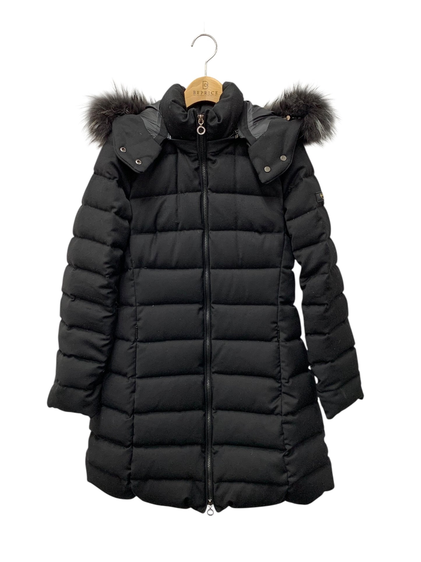 タトラス LTA20A4571 ダウンコート 02 ブラック ファー付 ITS4M1KVX56E