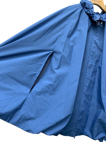 ルネ 6413380 ジャケット 36 ブルー レインケープ 撥水加工 ITWM0LDUIBMS