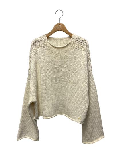 デイジーリン Cotton Silk ミスリンお気に入りセーター 06128 ニット セーター F ホワイト IT45ZWDTF604