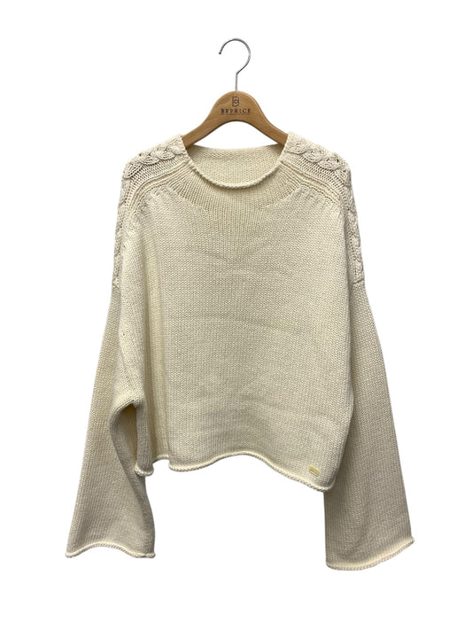 デイジーリン Cotton Silk ミスリンお気に入りセーター 06128 ニット セーター F ホワイト IT45ZWDTF604