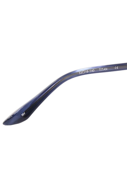 ゴールドファイル GPE-5034 メガネ ネイビー/ゴールド コンビフレーム  フルリム スクエア ITWRCKTI2VCG