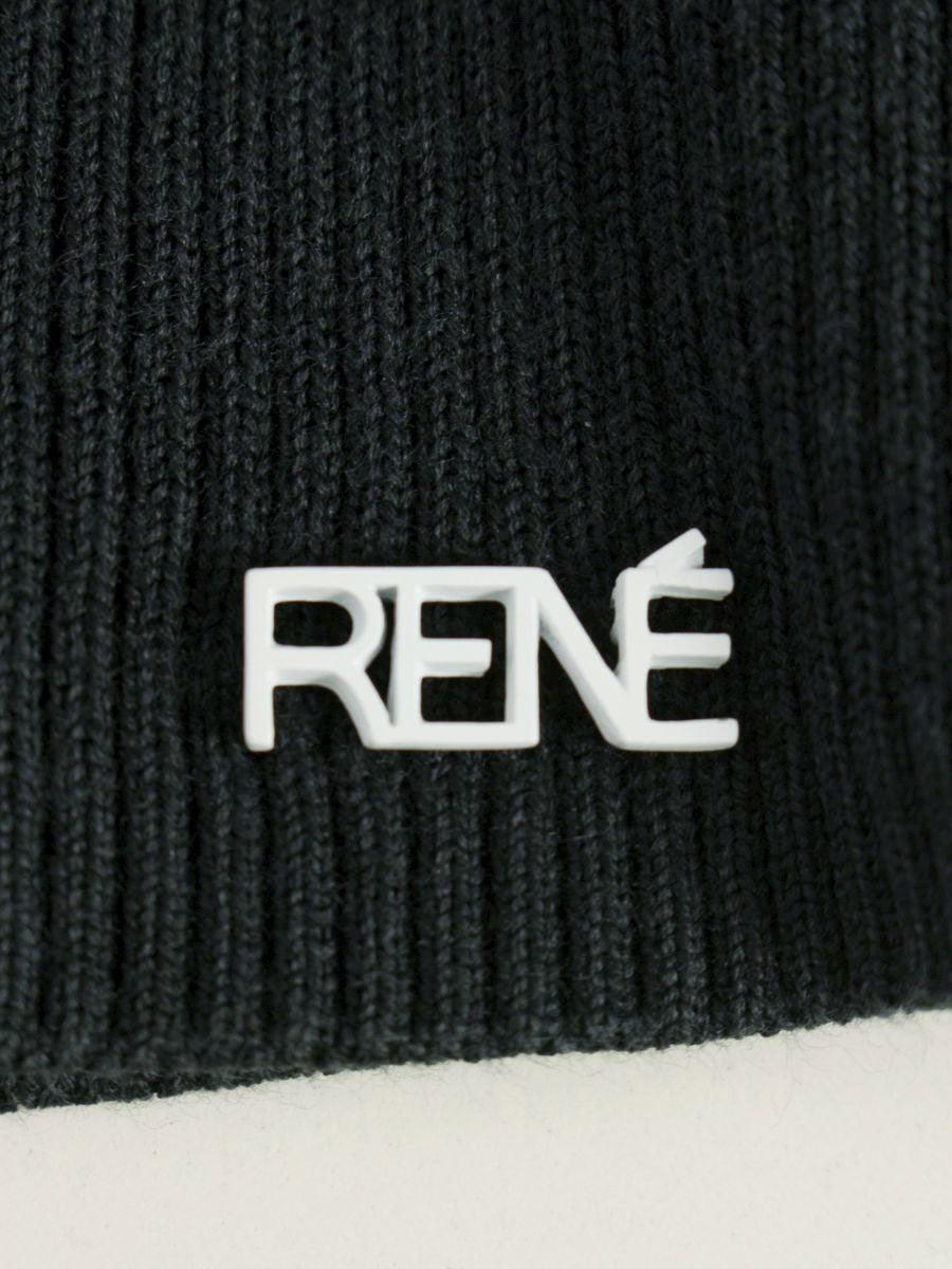 ルネ 6412680 カーディガン 38 ネイビー ワンポイント IT5RV8CRONIO