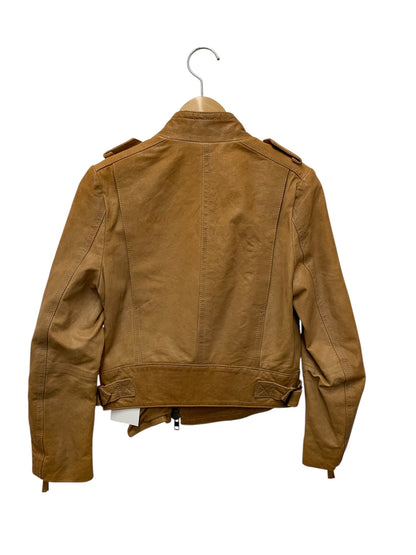ダイアグラム 0418 0401 ライダースジャケット 36 ブラウン ラムレザー 羊革 IT7BFFU3GSA0 【SALE】