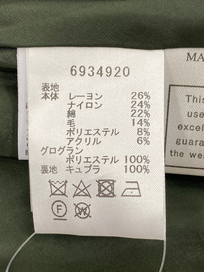 ルネ 6934920 スカート 36 グリーン ツイード フレア ITQIY74EJWE0