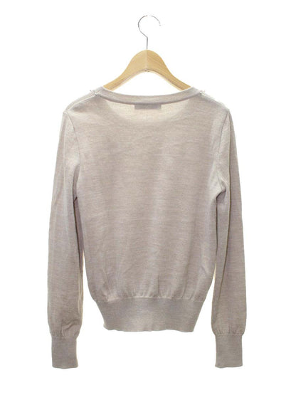 ルネ 6212580 ニットセーター 36 ベージュ ウール パールビジュー ITRYOMM6XH7U