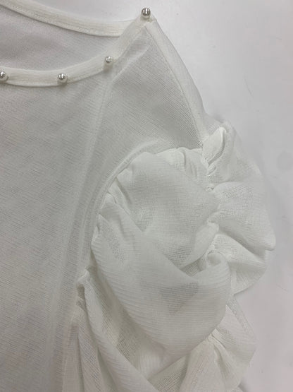 ルネ 6527070 ニット 36 ホワイト パール シャーリング ITYU1Y11QWRK