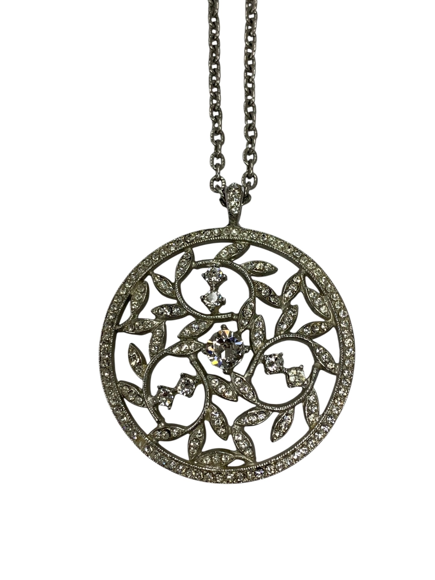 フォクシーブティック NECKLACE CRYSTAL MOON 25772 ネックレス シルバー ITKOX7QII9V6