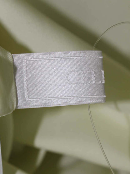 セルフォード サテン切替フレアスカート CWFS201052 36 グリーン 20SS IT3KAR28YE3K