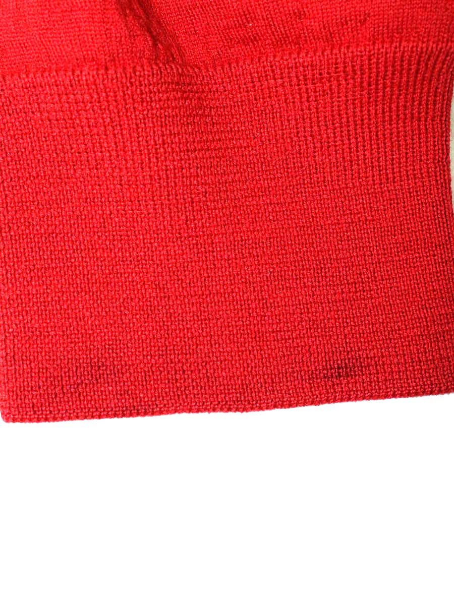 イッセイミヤケメン ME03KN003 タートルネックニット M レッド ウール ハイゲージ 銀タグ ITDPJVWUOLW6 【SALE】