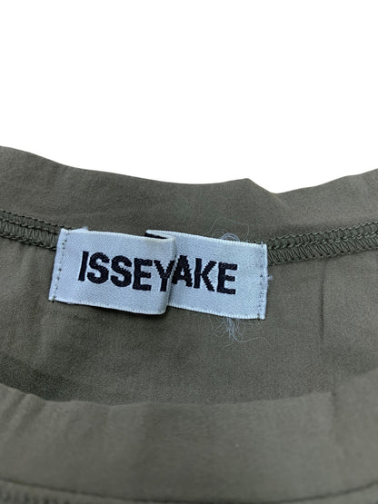 イッセイミヤケ IM01FH010 ワンピース カーキグリーン スナップボタン ストレッチ ITVB97FBLAAV 【SALE】