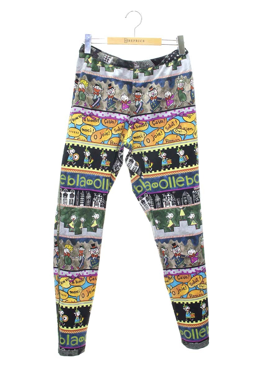 アルベロベロ 318899 パンツ L グリーン リバーシブル ストレッチ ITXZKRUKGA8G